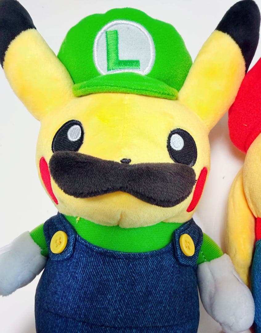 マリオピカチュウ　ルイージピカチュウ　ぬいぐるみ ポケモン