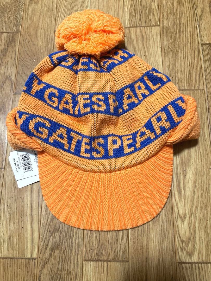 PEARLY GATES ポンポン付きニットキャップ　メンズ　レディース