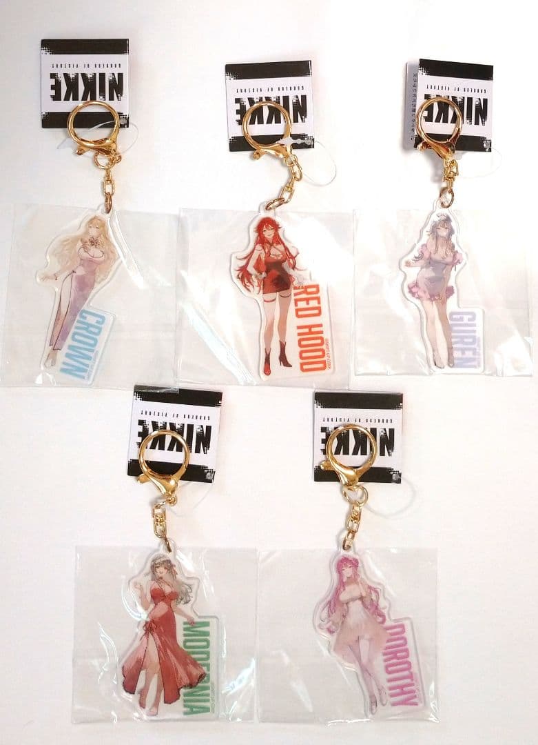 NIKKE 勝利の女神 アクリル キーホルダー spring colors 5点