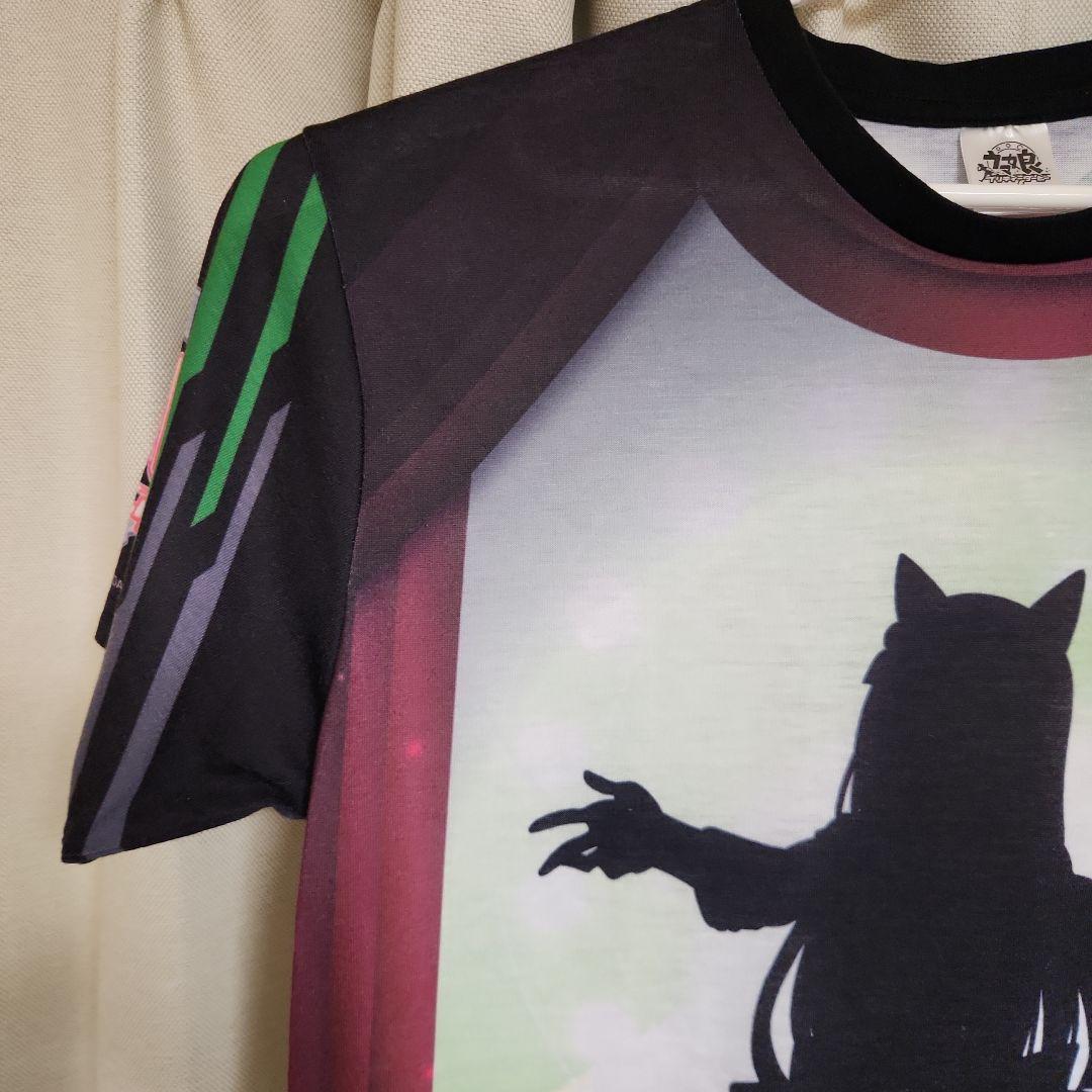 サイレンススズカ ナムコ フルカラーTシャツ ブラック