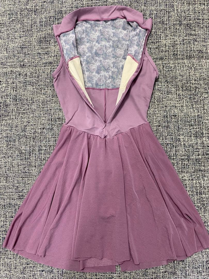 【美品】チャコット バレエ スカート付きレオタード　M ピンク/パープル/花柄