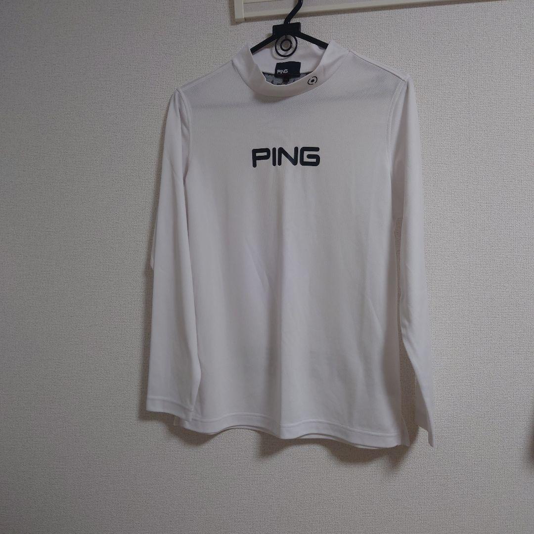 PING レディース長袖シャツ LL ホワイト