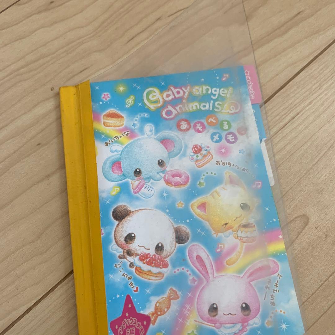 平成レトロ　クラックス　メモ帳　Baby angel animals 動物　希少