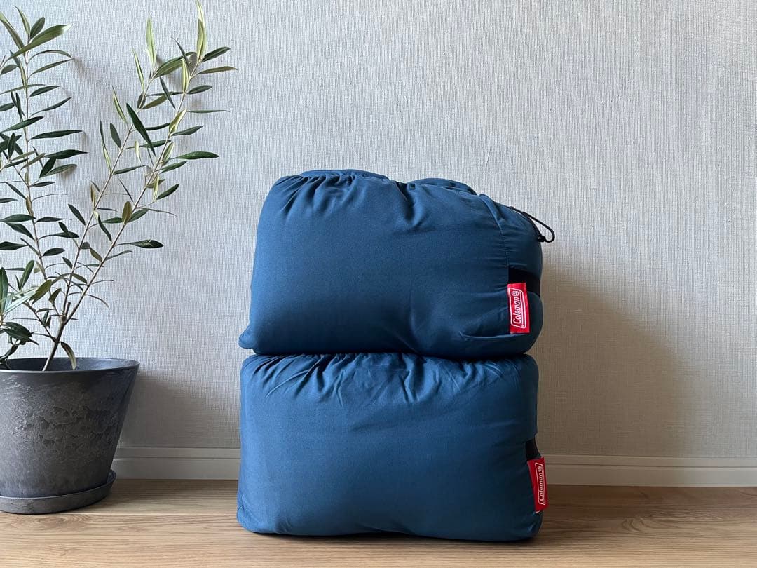 【2個セット】Coleman シュラフ 寝袋 コージーII C10 ネイビー