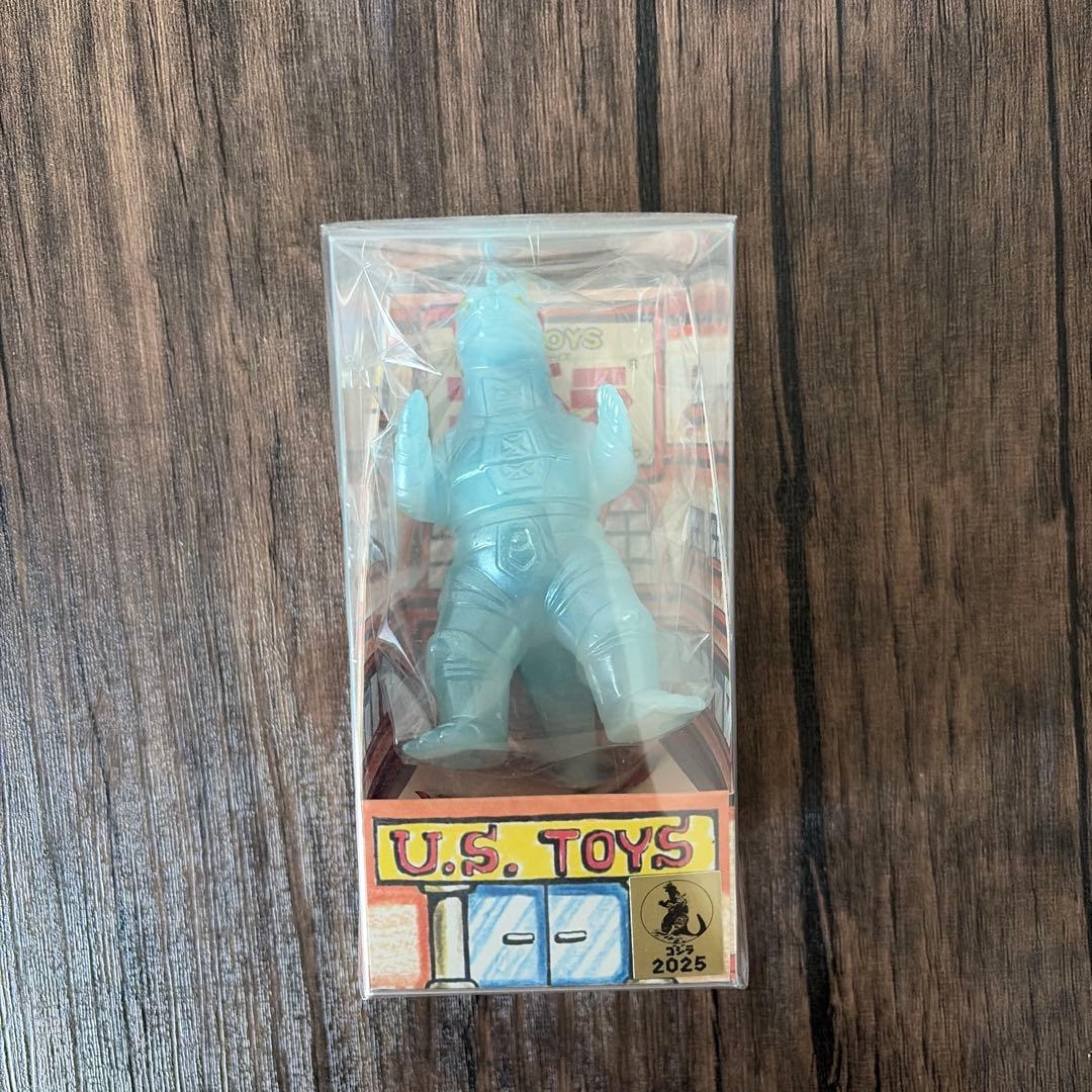 U.S. TOYS 透明青色ゴジラフィギュア