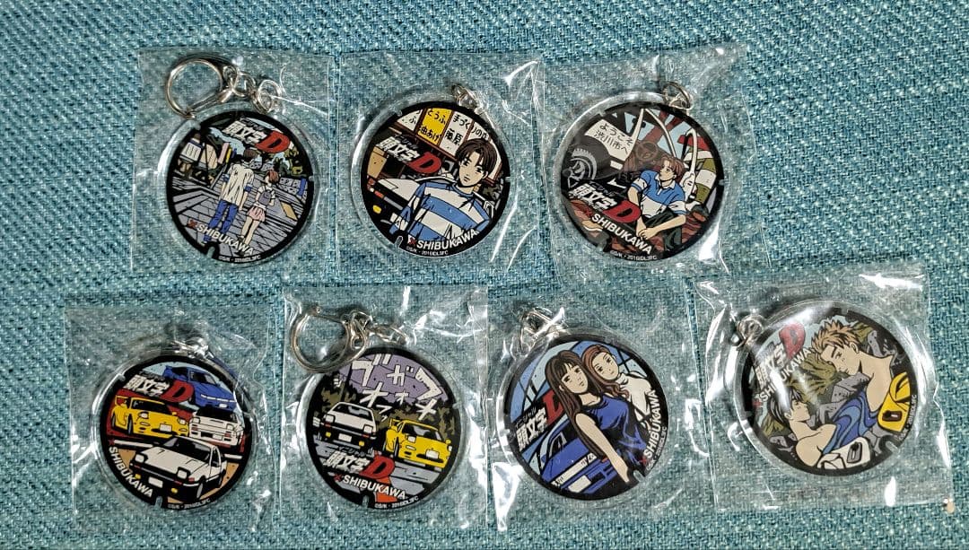 頭文字D　イニシャルD　渋川市　コラボ　限定　マンホール　アクリルキーホルダー