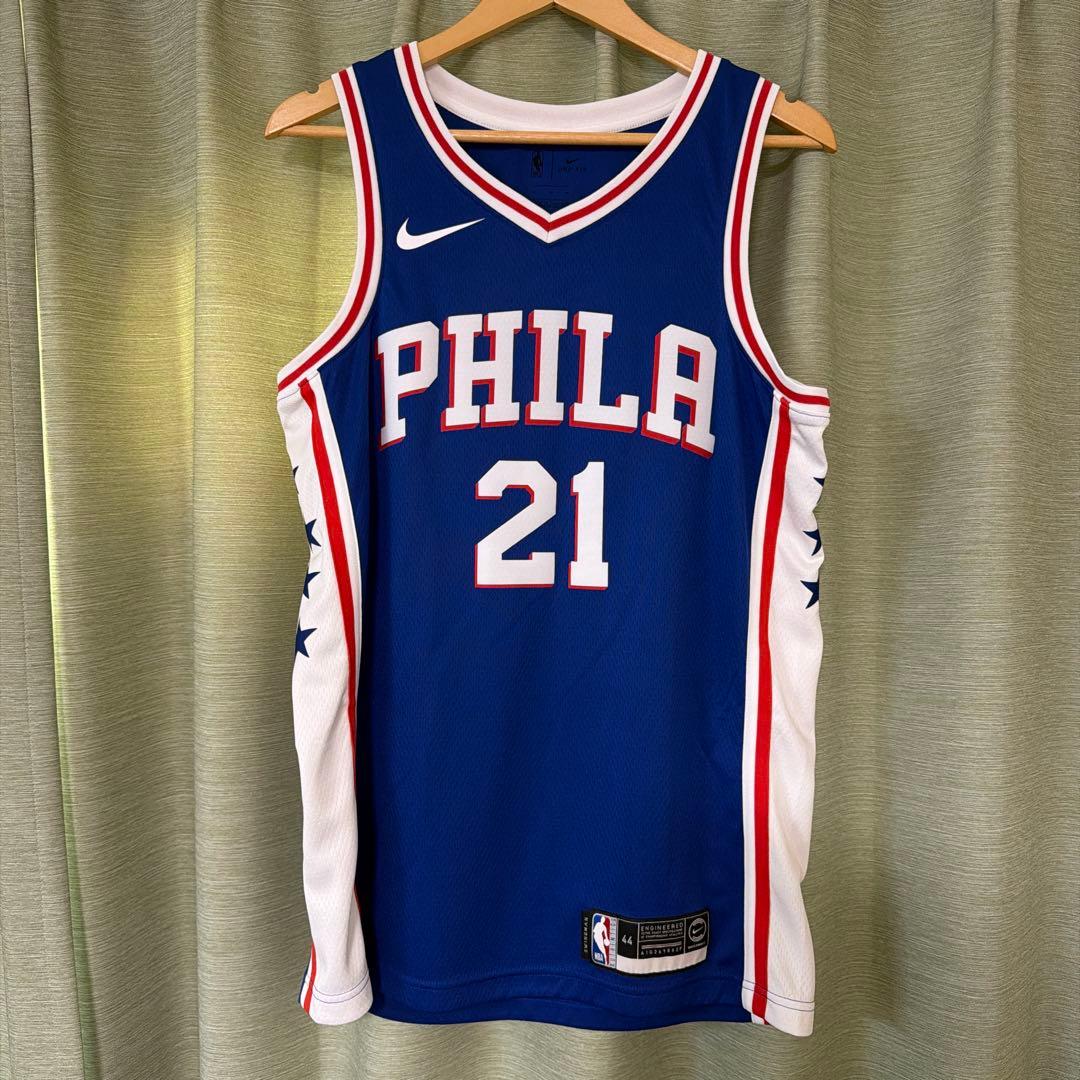 NBA Nike 76ers エンビード ゲームシャツ