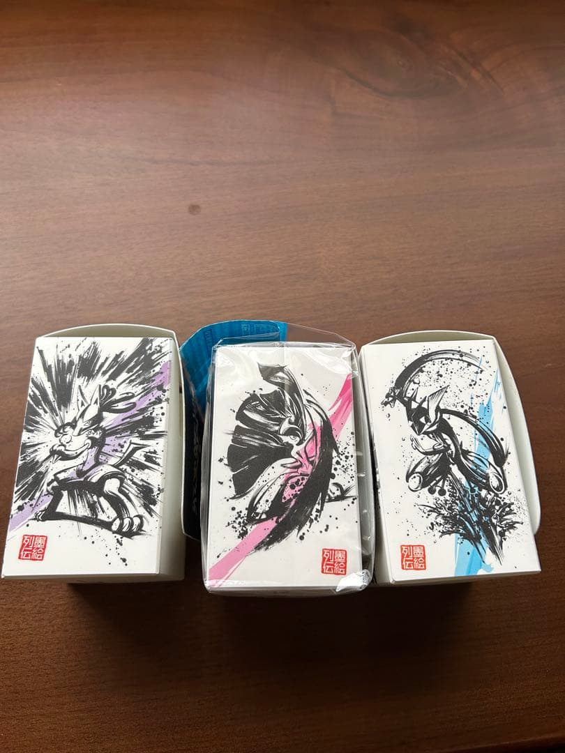 ポケモンカード デッキケース　墨絵列伝3セット