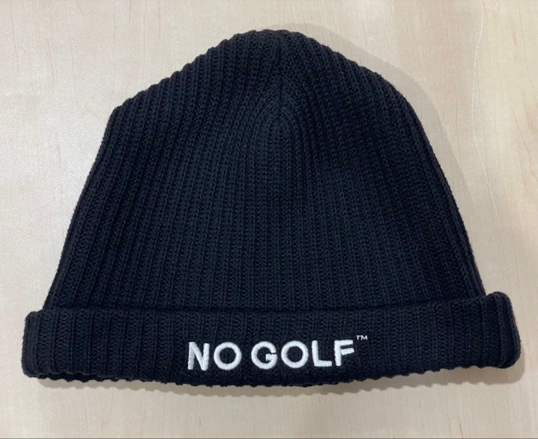 NO COFFEE×CLUBHAUS コラボ NO GOLF ニット帽