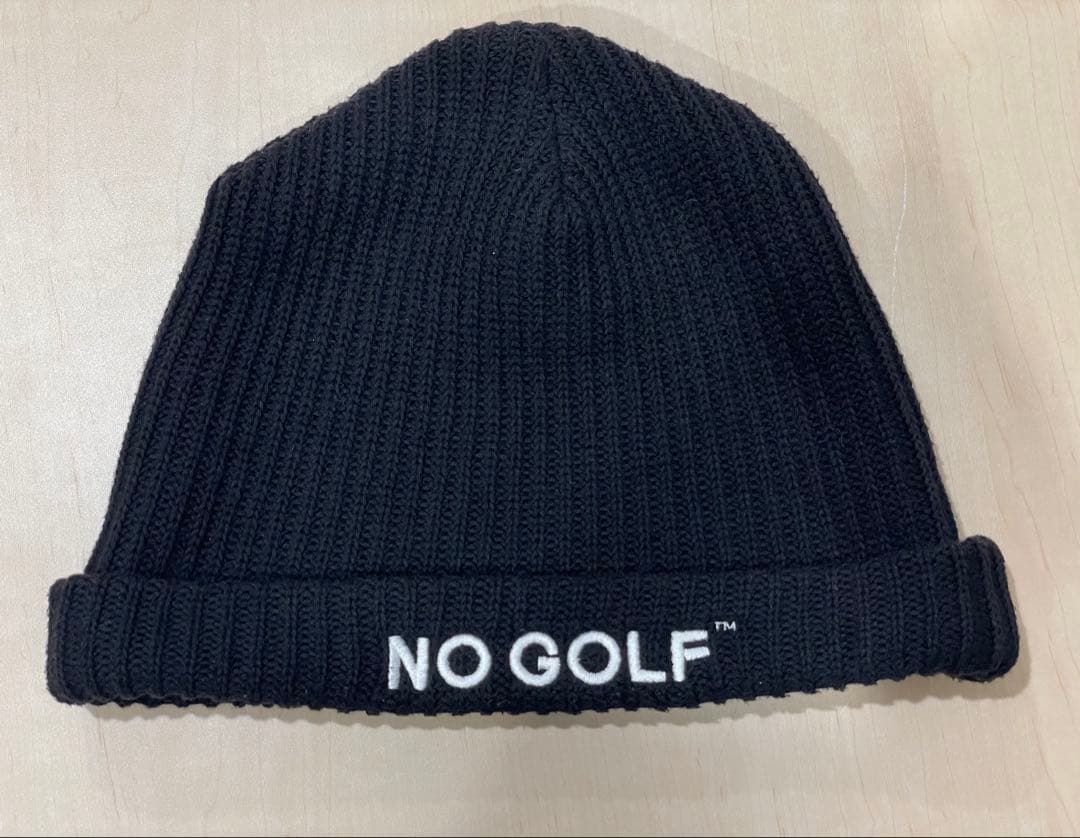 NO COFFEE×CLUBHAUS コラボ NO GOLF ニット帽