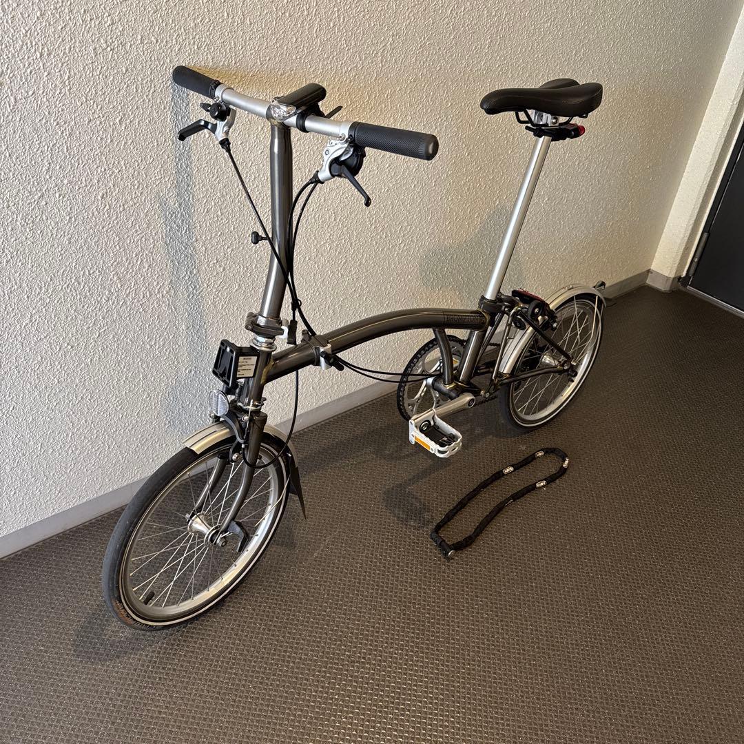 ▪︎希少▪︎ BROMPTON 折りたたみ自転車 S2L Rawカラー