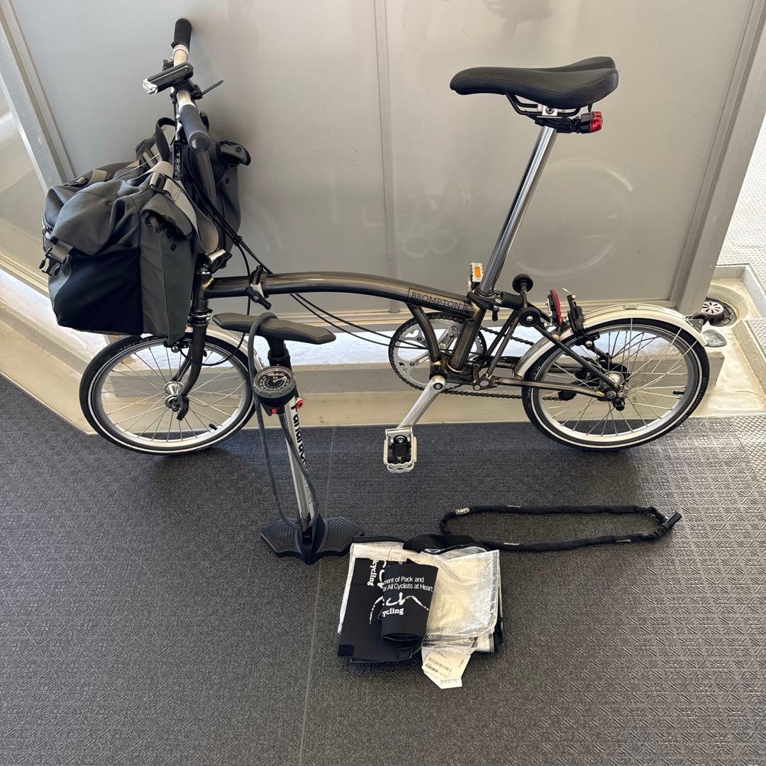 ▪︎希少▪︎ BROMPTON 折りたたみ自転車 S2L Rawカラー