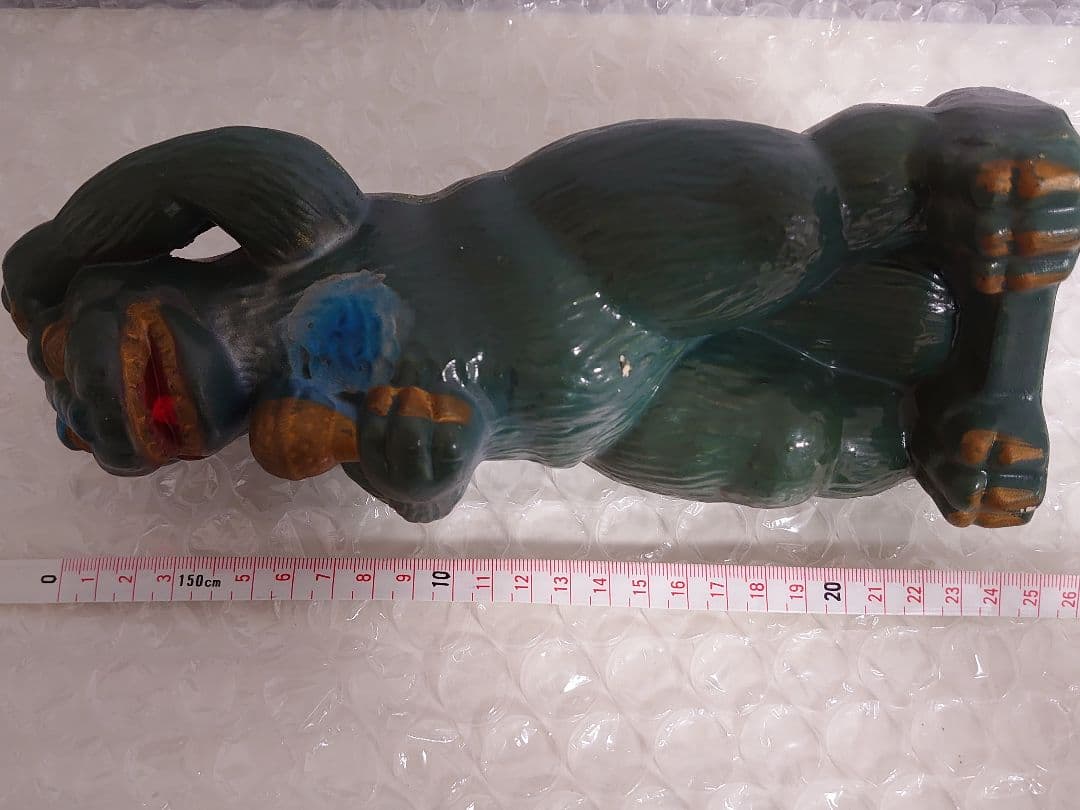ゴジラ　マイク　 陶器貯金箱