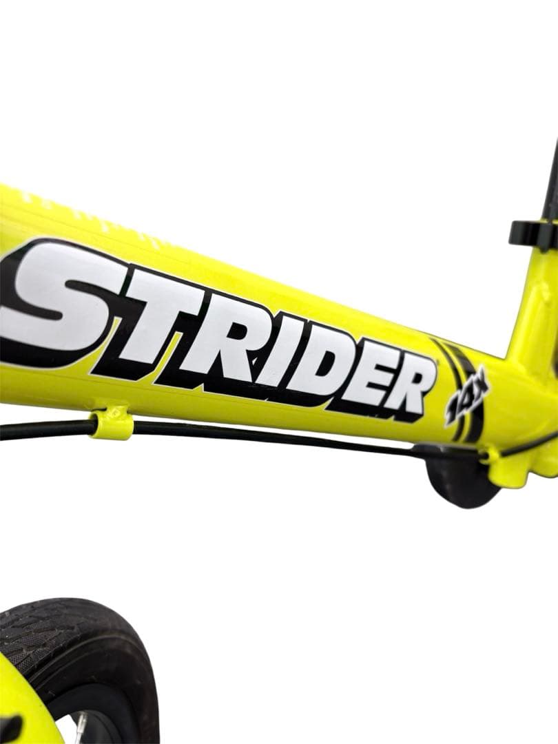 【美品】STRIDER 14X バイク ライムイエロー 14インチ　幼児用自転車
