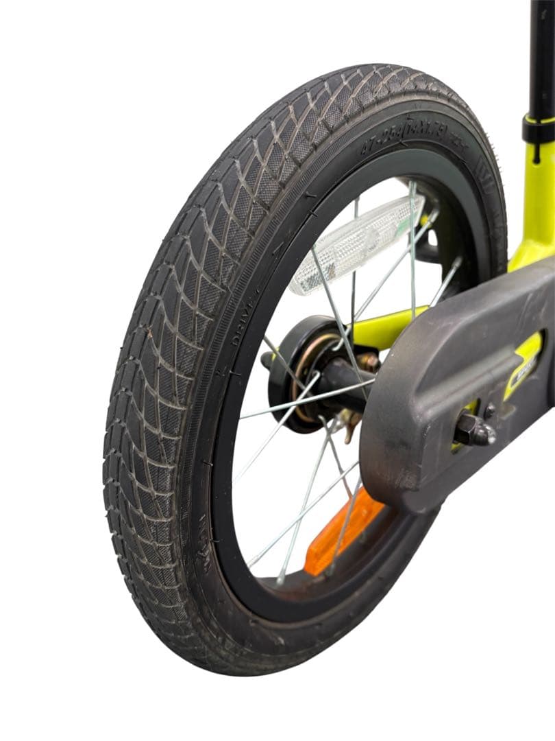 【美品】STRIDER 14X バイク ライムイエロー 14インチ　幼児用自転車