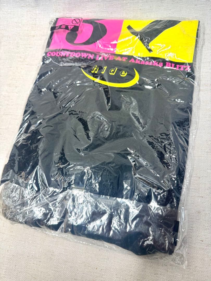 会場限定 XJAPAN 赤坂blitz カウントダウン hide Tシャツ L黒