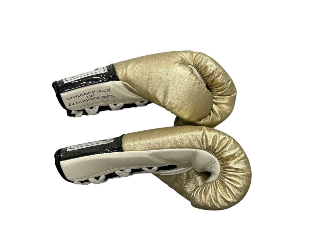 GRIT LACE UP GLOVE GOLD JAPAN 本革製　10oz
