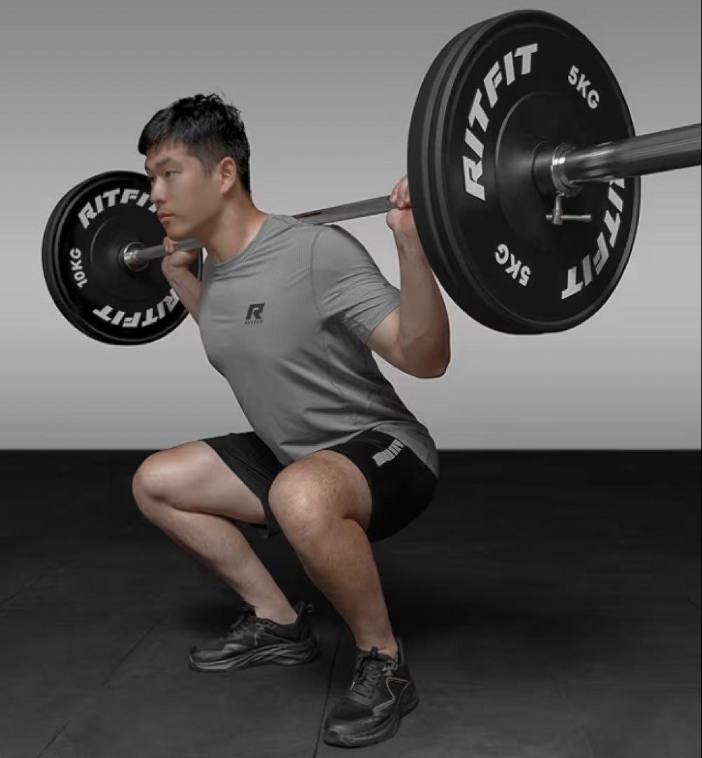 【新品未使用】RITFIT オリンピックプレート 15kg 分割出品 1/2