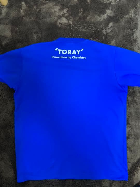東レアローズ　バレーボール　アシックス Tシャツ