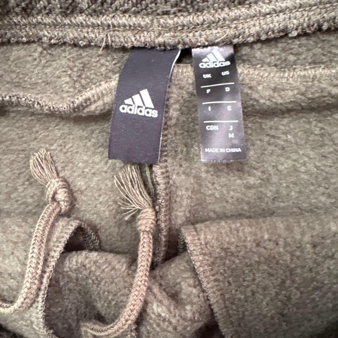 adidas裏起毛　上下　濃グリーン　メンズM