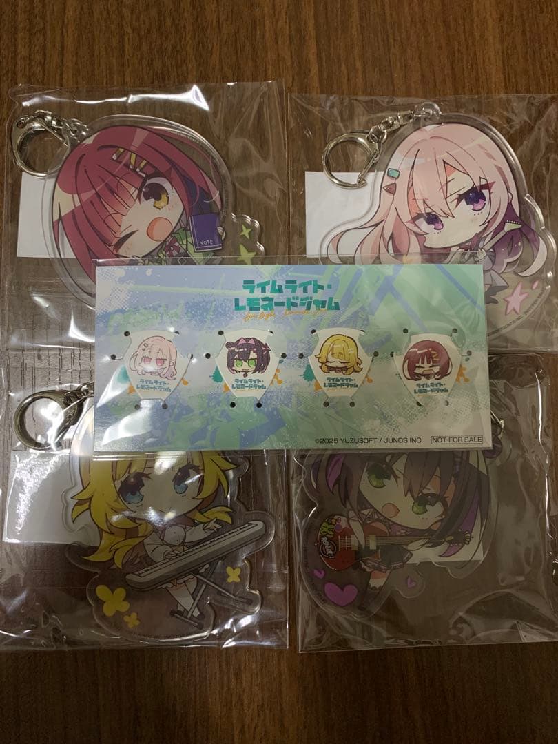 ゆずソフト　ライムライトレモネードジャムプレミアム版 アクリルキーホルダーピック