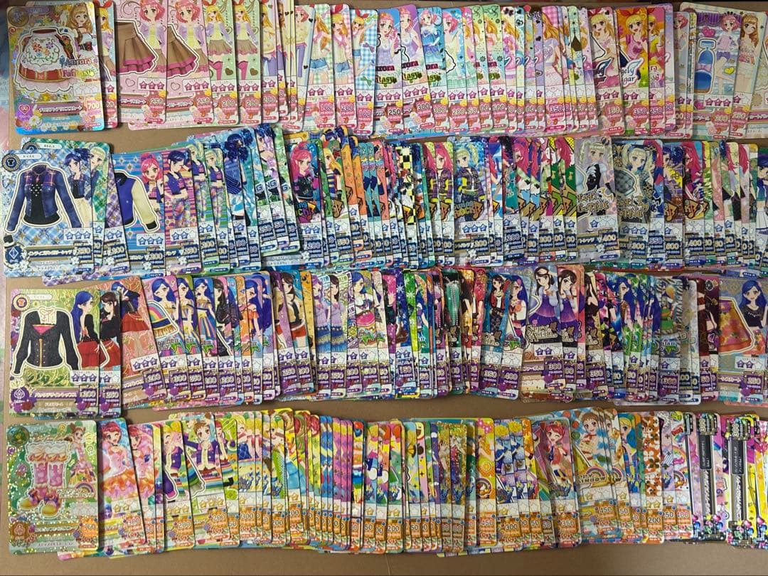 公*o様 初期アイカツ 大量まとめ売り約220枚　コーデ完成多数 プレミアムレア