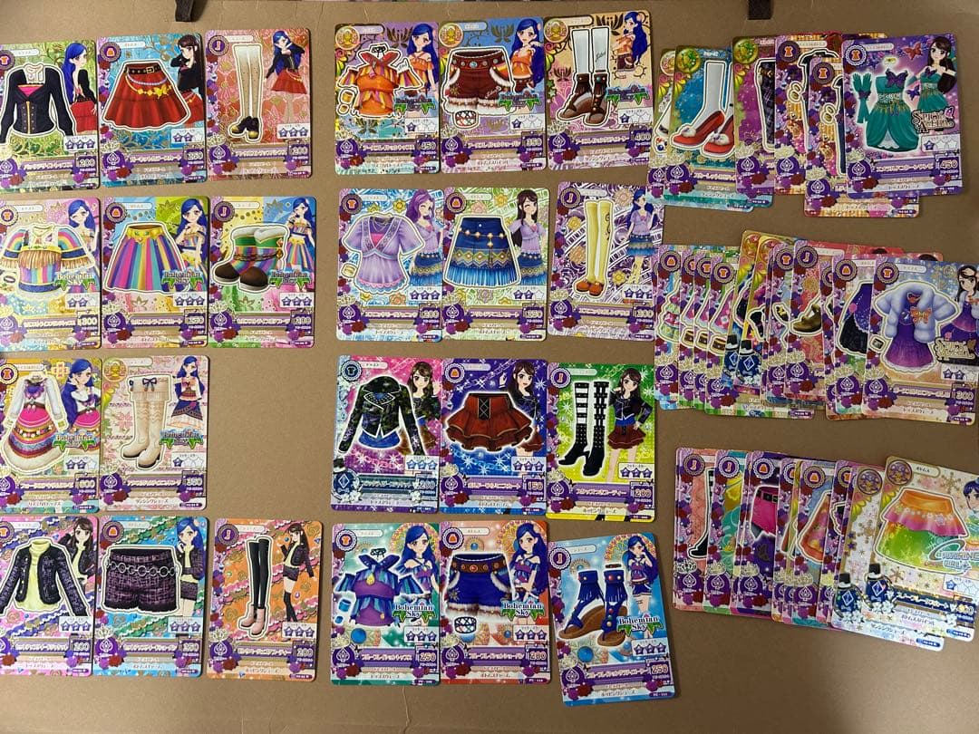 公*o様 初期アイカツ 大量まとめ売り約220枚　コーデ完成多数 プレミアムレア