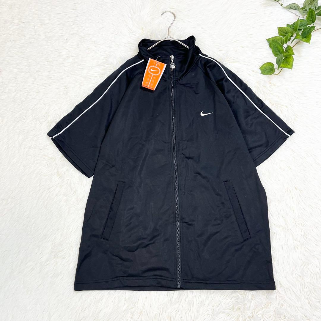 新品✨NIKE セットアップ　ジャージ　半袖ジャージ　ハーフパンツ　M 黒