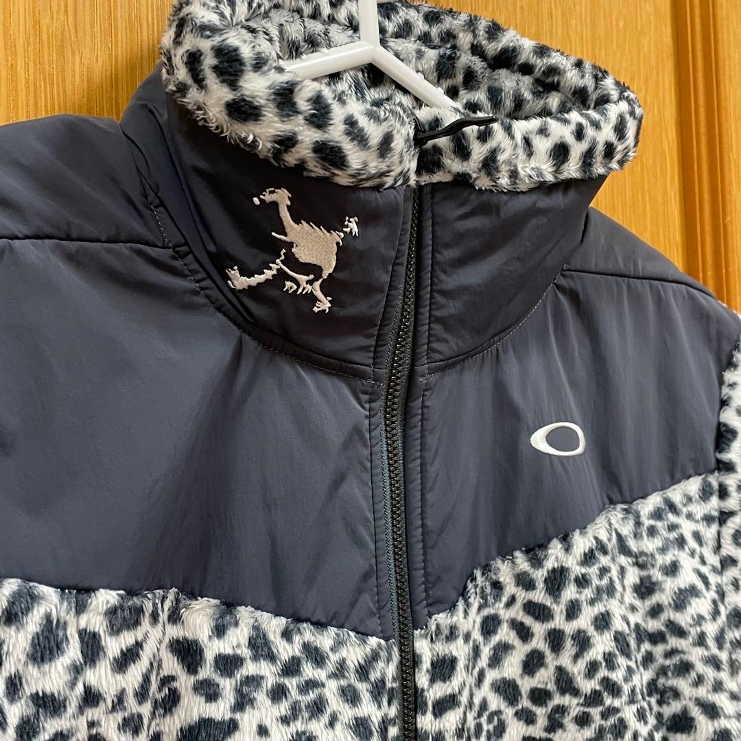 【美品】OAKLEY☆ゴルフウェア☆レオパード M