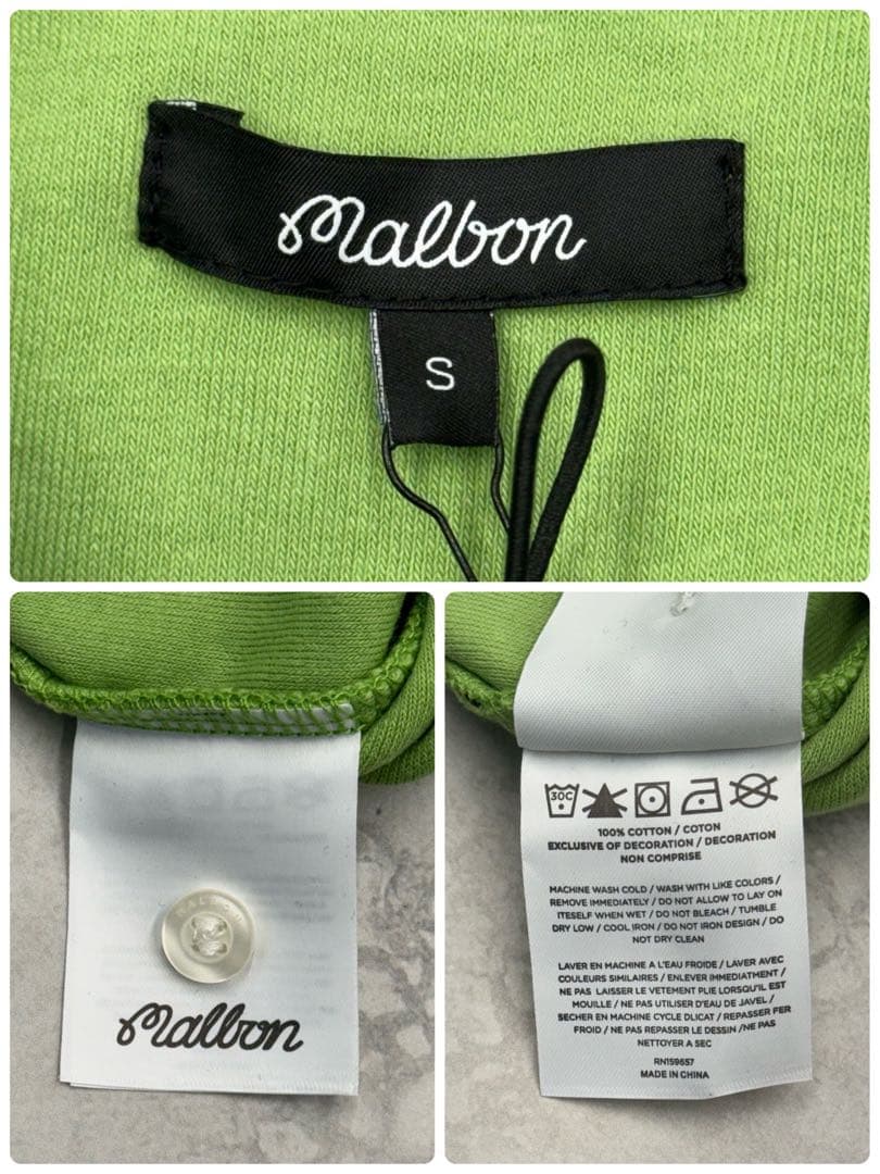 マルボン MALBON ポロシャツ 半袖 コットン ゴルフウェア
