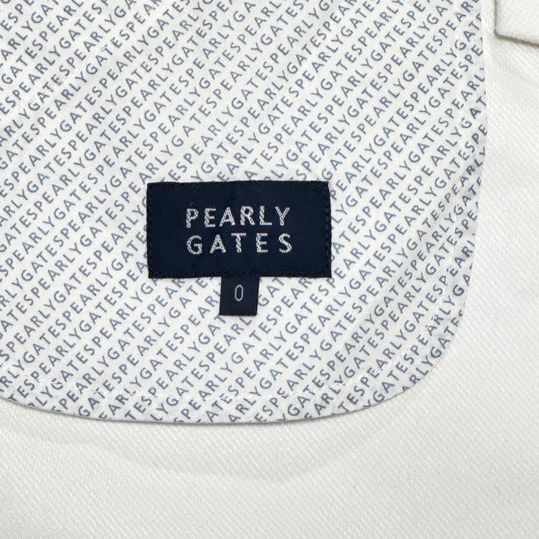 新品タグ付 パーリーゲイツ ゴルフスカート 白 刺繍ロゴ