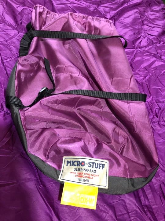 イスカマイクロスタッフスリーピングバッグシュラフ 寝袋Iska 未使用品