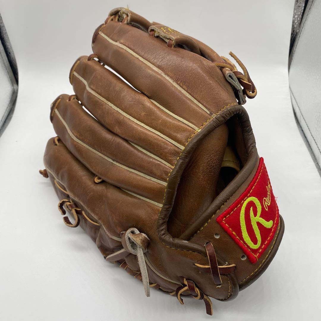 【 レア 】Rawlings 一般 硬式 投手 グローブ 廃盤 旧ラベル 野球