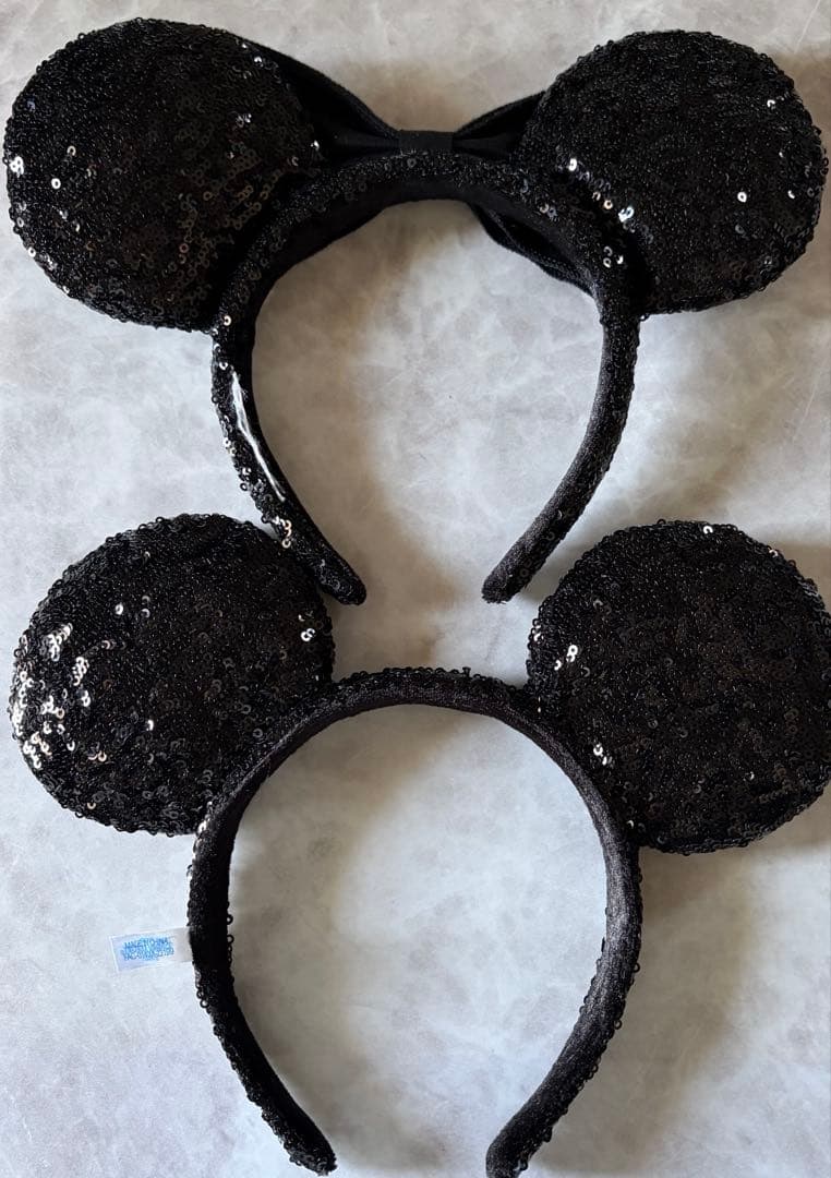 ディズニー　ミッキー　ミニー　カチューシャ　スパンコール　ミニーアメリカ販売
