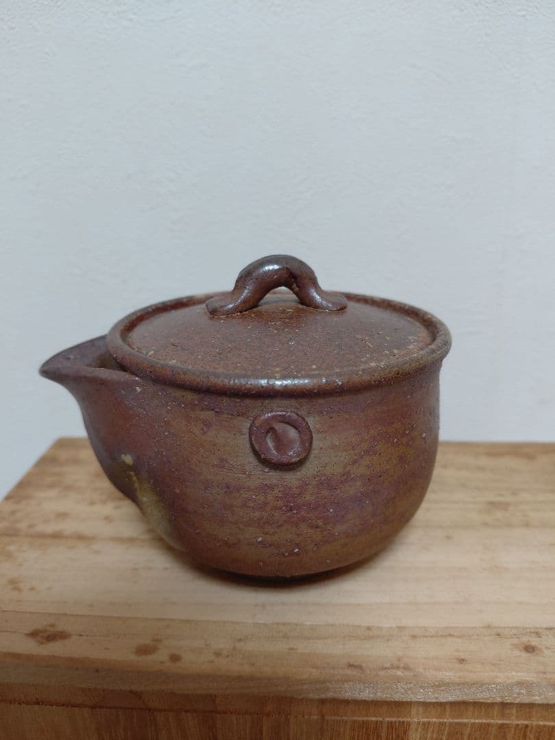 備前焼 泰山窯 茶器セット 宝瓶 湯冷 煎茶碗5客 共箱
