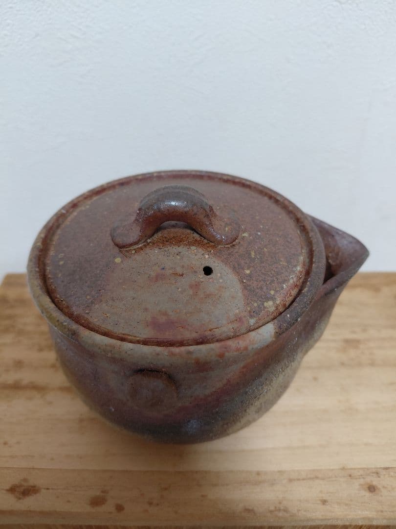備前焼 泰山窯 茶器セット 宝瓶 湯冷 煎茶碗5客 共箱