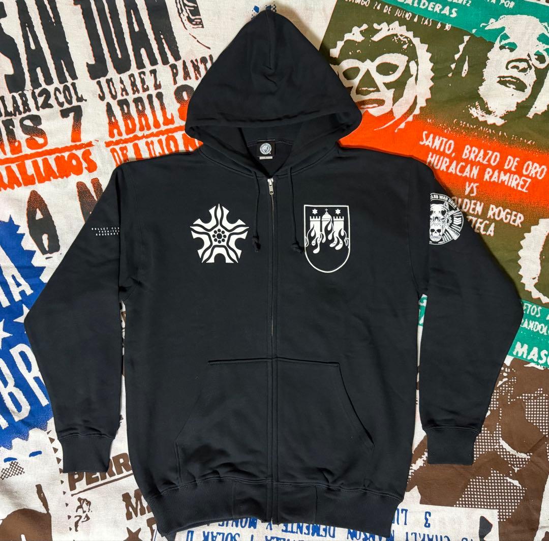 ★新品！新日本プロレスKnock Out BrothersフルジップパーカーL