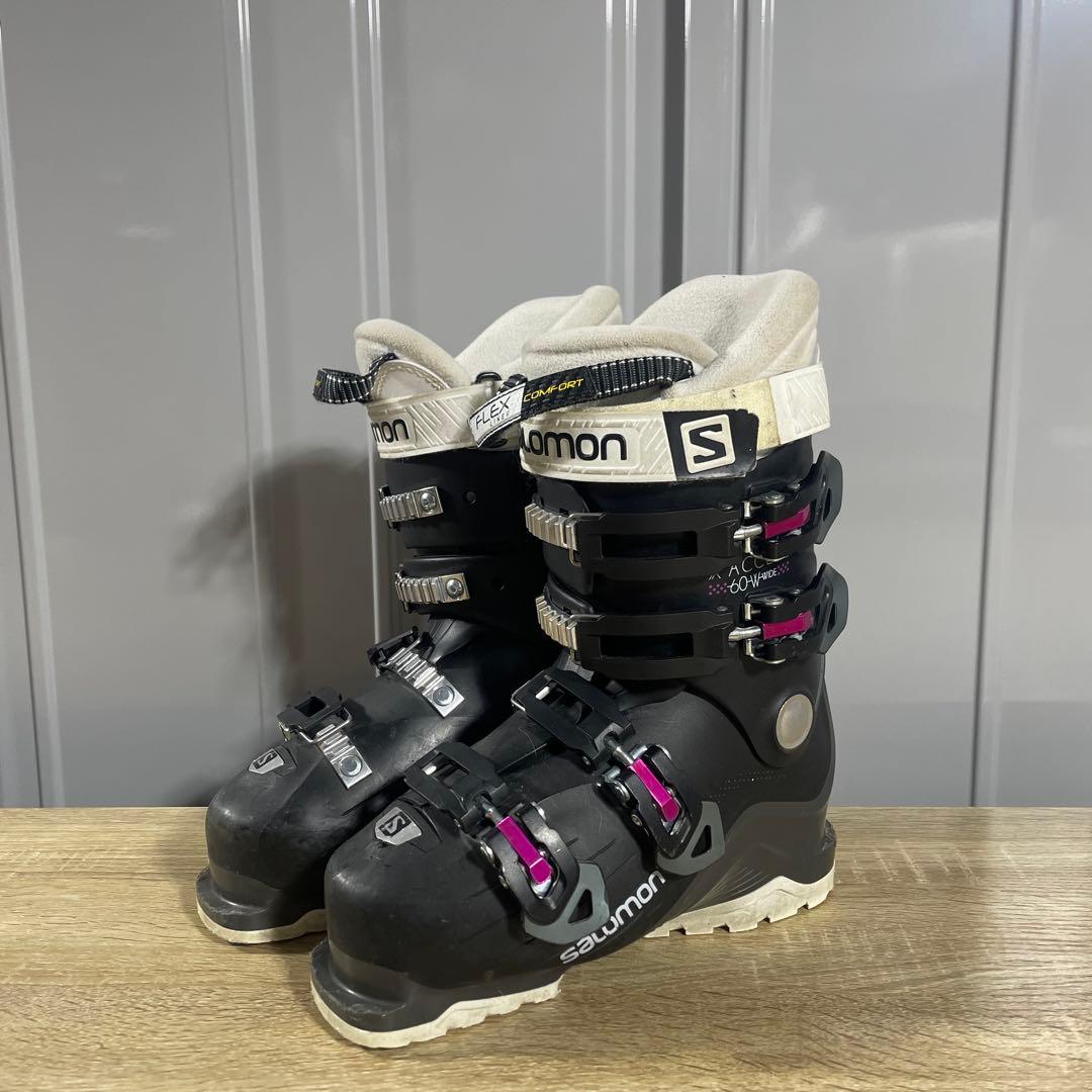 HEAD135cm SALOMON22/23.5cmストック付きスキーセット‼︎