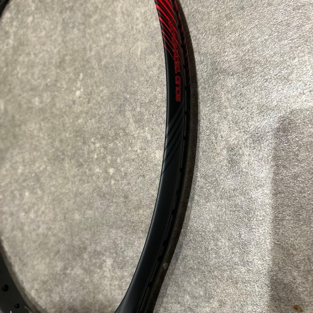 D FORCE V-TOUR新品 0U ソフトテニスラケット ブラック/レッド