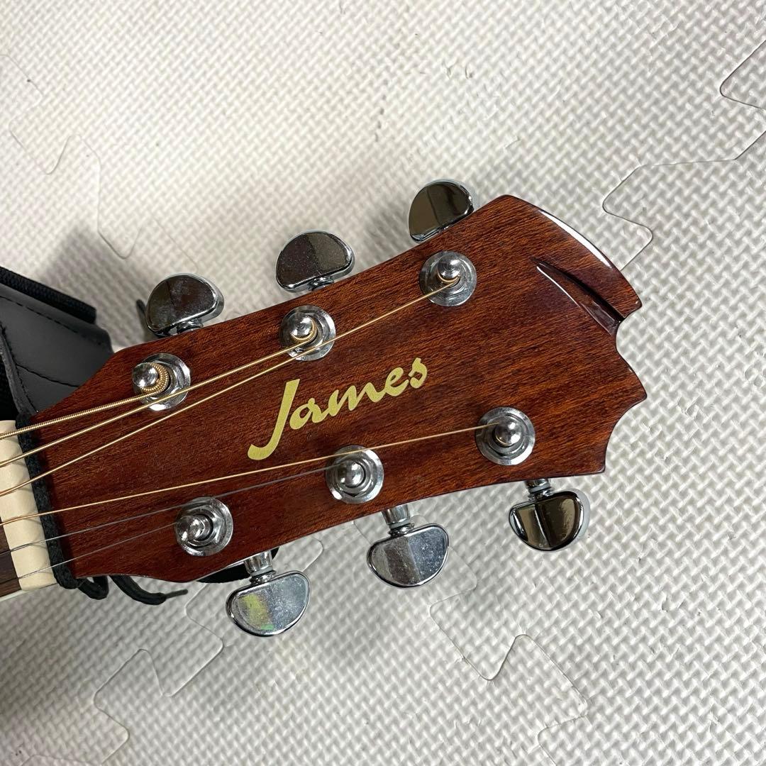 ◯JAMES アコースティック ギター JF400/WBS スタンド ケース付き