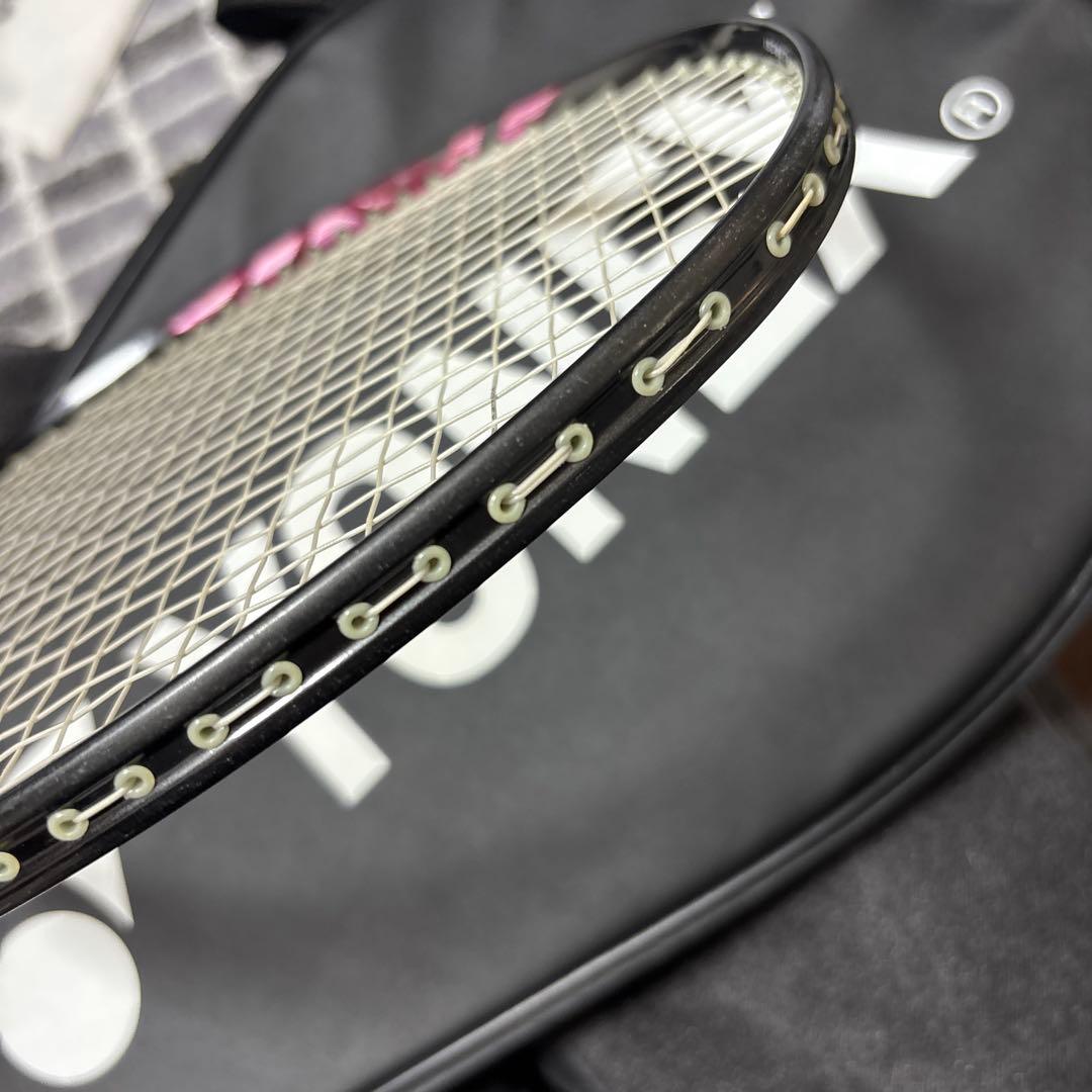 【桃ピンク】YONEX ナノフレア200 バトミントンラケット