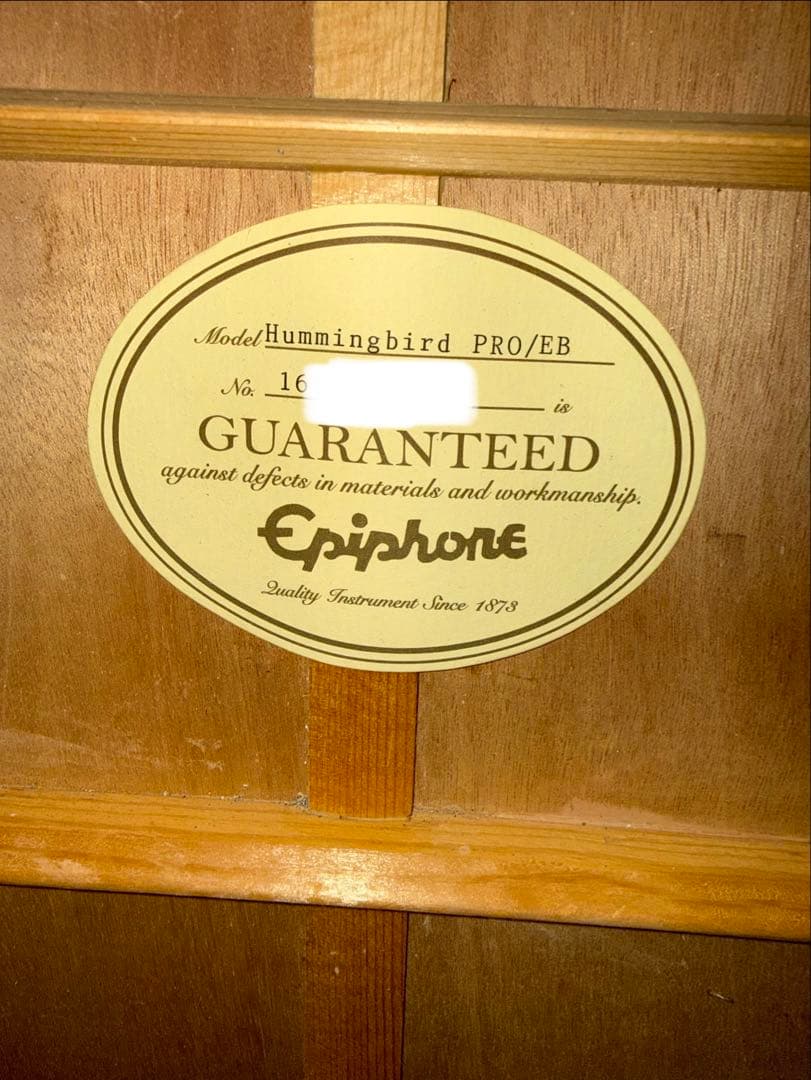 Epiphone / Hummingbird PRO (Ebony) エピフォン