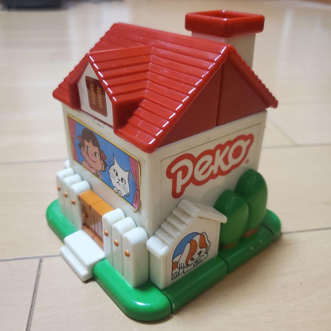 1987年 昭和レトロ ペコちゃん くみたてパズル おうち ハウス