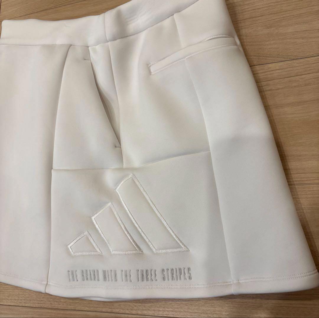 新品adidasgolf上下セット薄手ニット＆ダンボールニットスカートM春