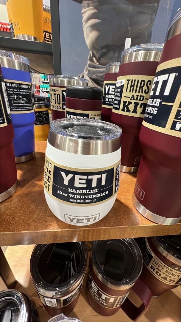 新品正規品YETI Rambler 10oz Wine Tumbler