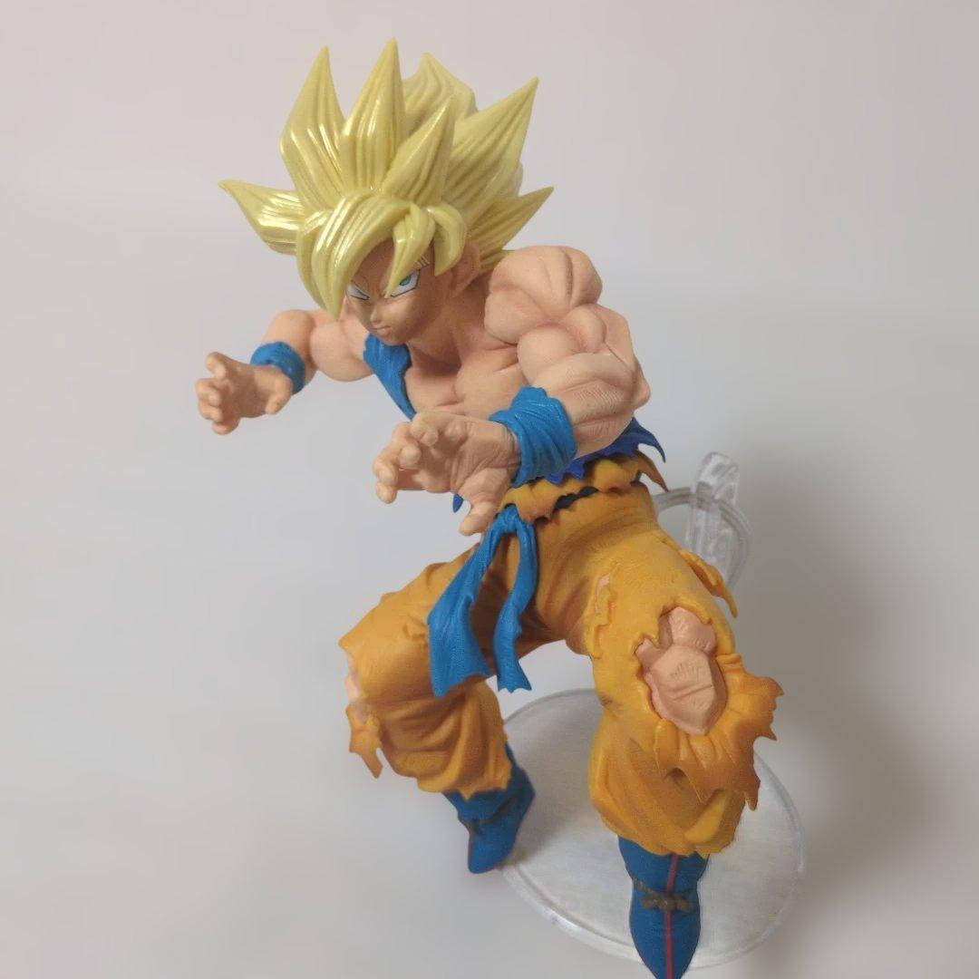 ドラゴンボール 超サイヤ人 孫悟空 フィギュア 台座付き ハイクオリティ