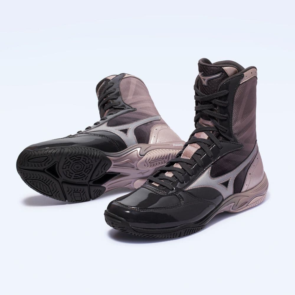 Mizuno Wave Monster ボクシングシューズ 黒 井上尚弥