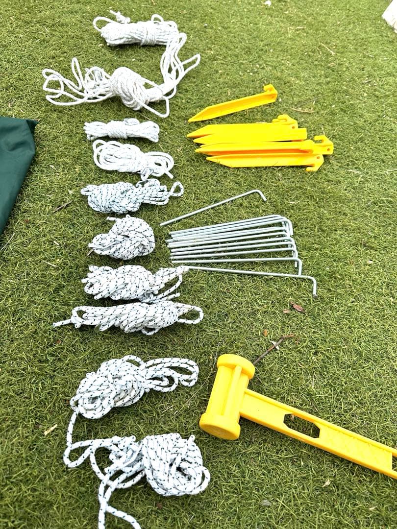 Coleman スクエアスクリーン 340 タープ 比較的綺麗な美品です。