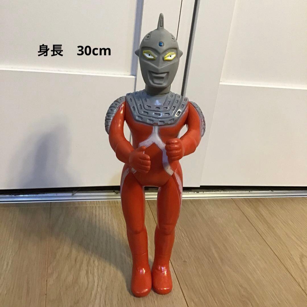 期間限定　昭和レトロ　当時物　美品　マルサン　ソフビ　ウルトラセブン　円谷プロ