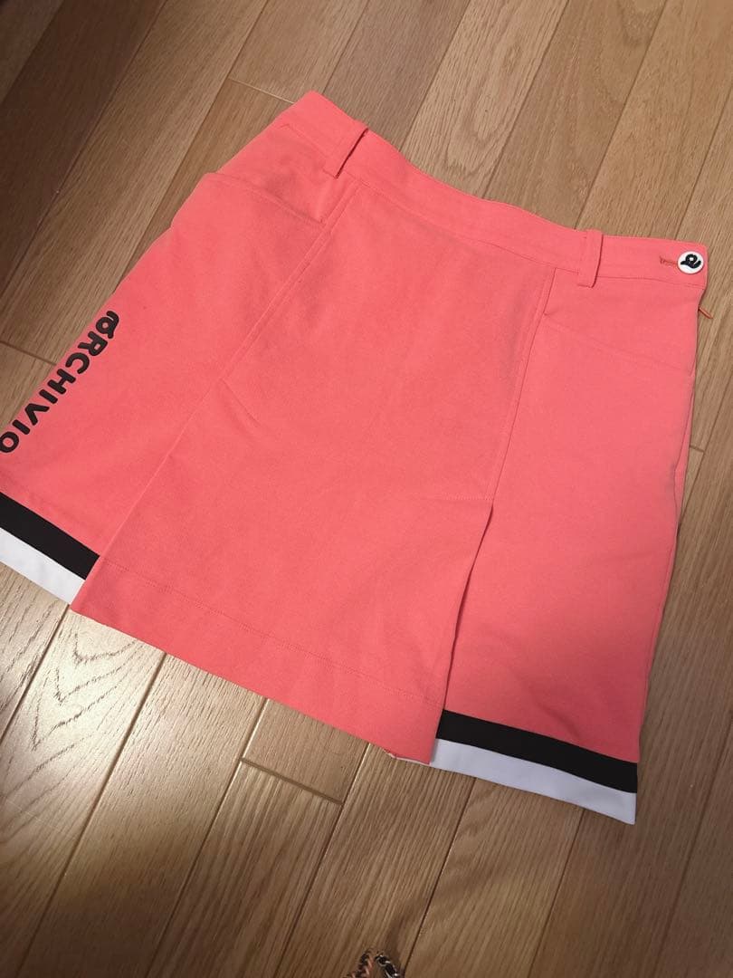 ARCHIVIO ピンクオレンジ スカートとトップスセット アルチビオ パーリー